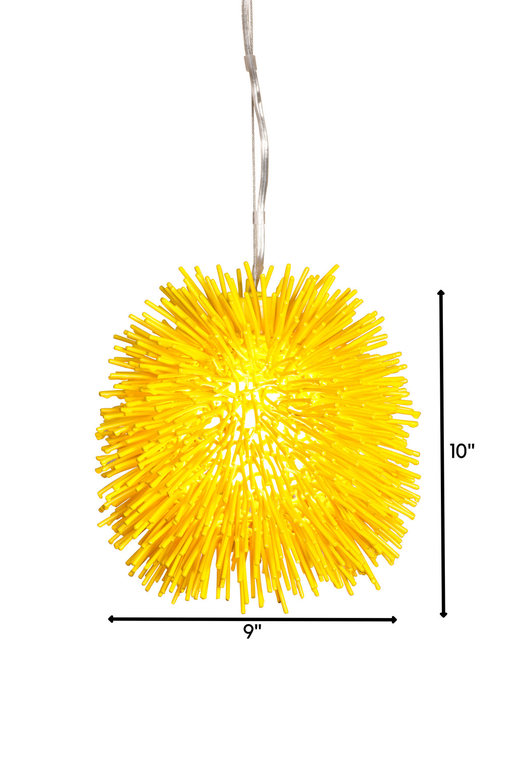 Varaluz Urchin 169M01YE Pendant Light - Un-Mellow Yellow