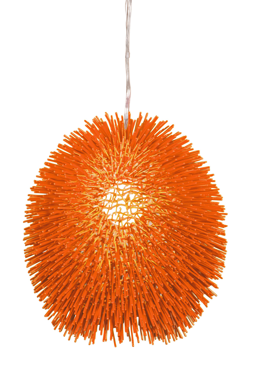 Varaluz Urchin 169P01OR Pendant Light - Electric Pumpkin