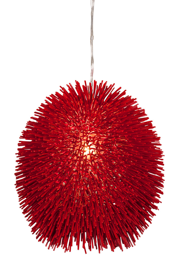 Varaluz Urchin 169P01RE Pendant Light - Super Red