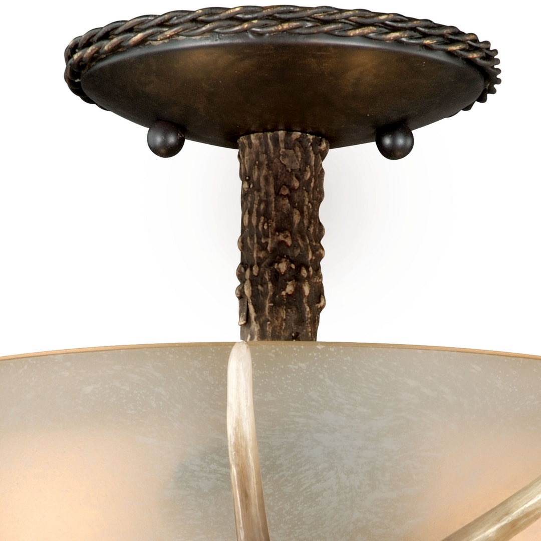 Vaxcel Yoho C0014 Ceiling Light - Black Walnut