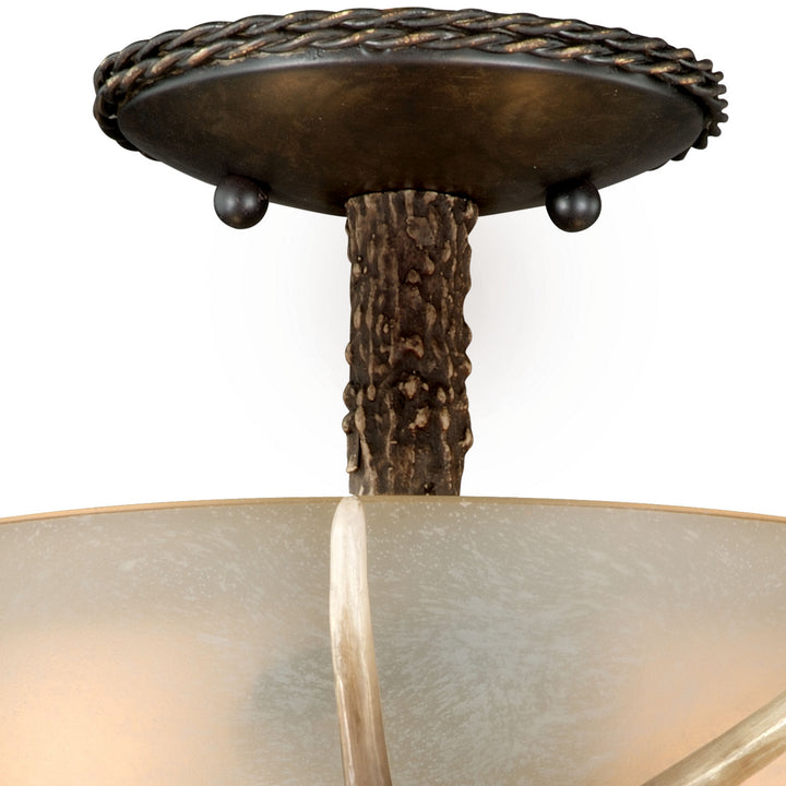 Vaxcel Yoho C0014 Ceiling Light - Black Walnut