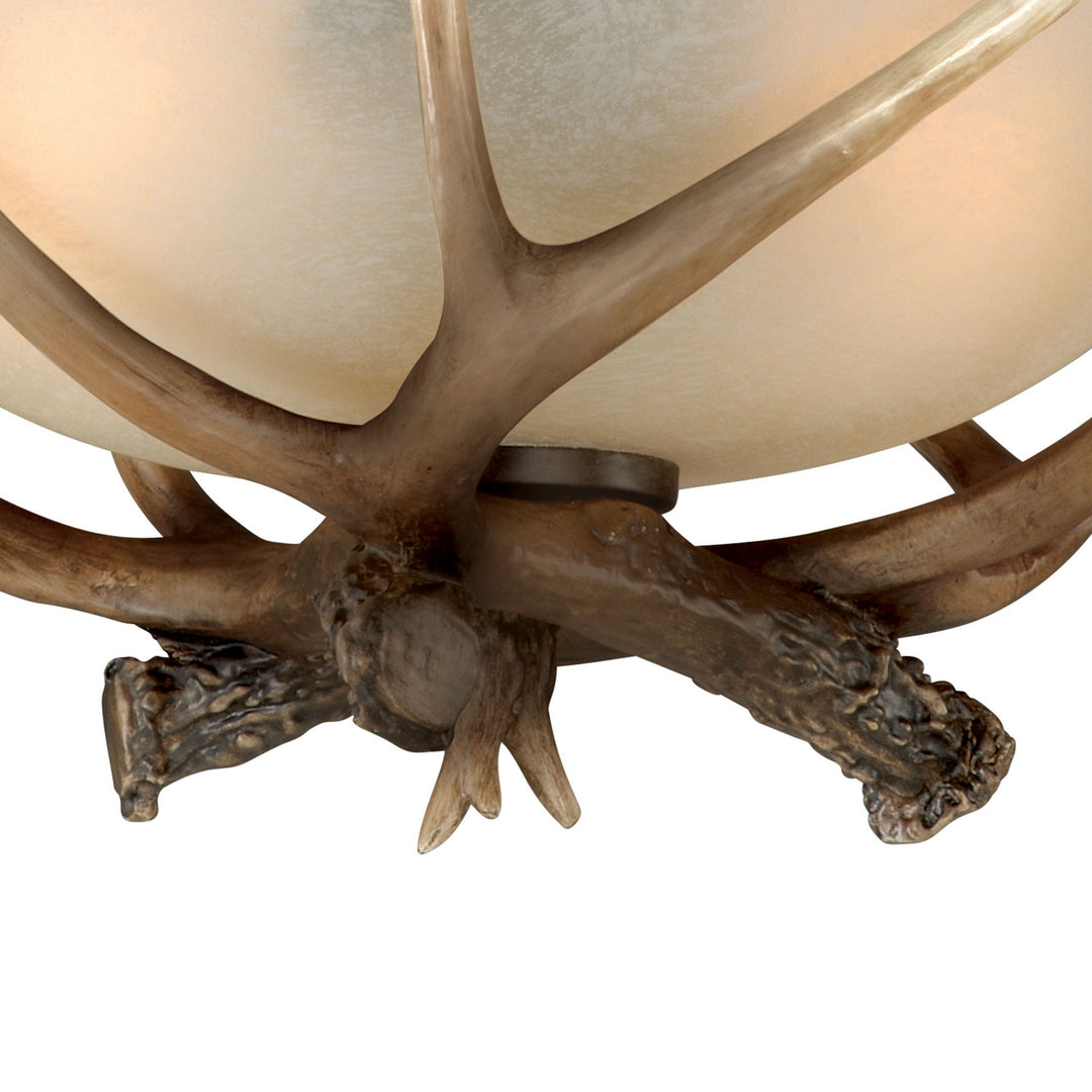 Vaxcel Yoho C0014 Ceiling Light - Black Walnut