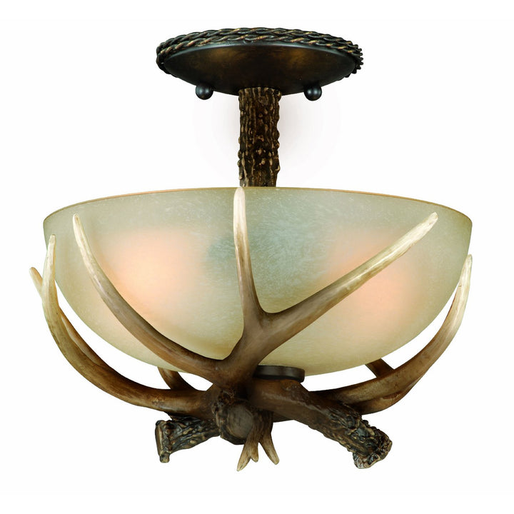 Vaxcel Yoho C0014 Ceiling Light - Black Walnut