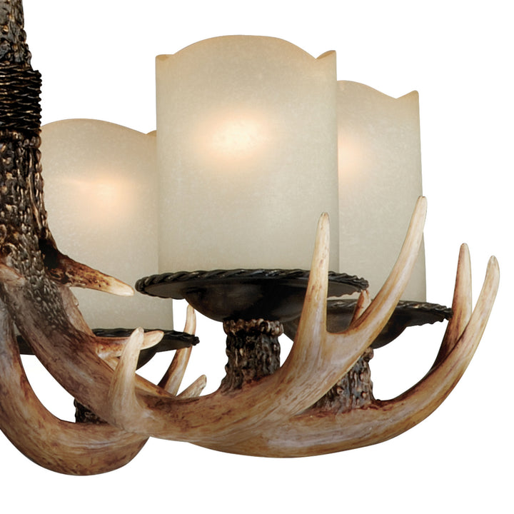 Vaxcel Yoho H0016 Chandelier Light - Black Walnut