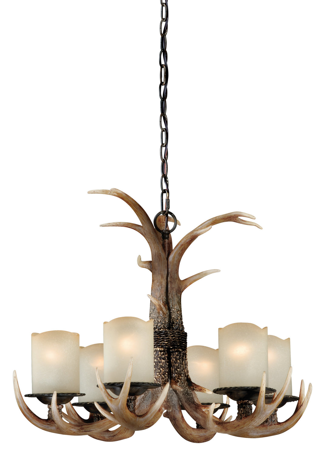 Vaxcel Yoho H0016 Chandelier Light - Black Walnut