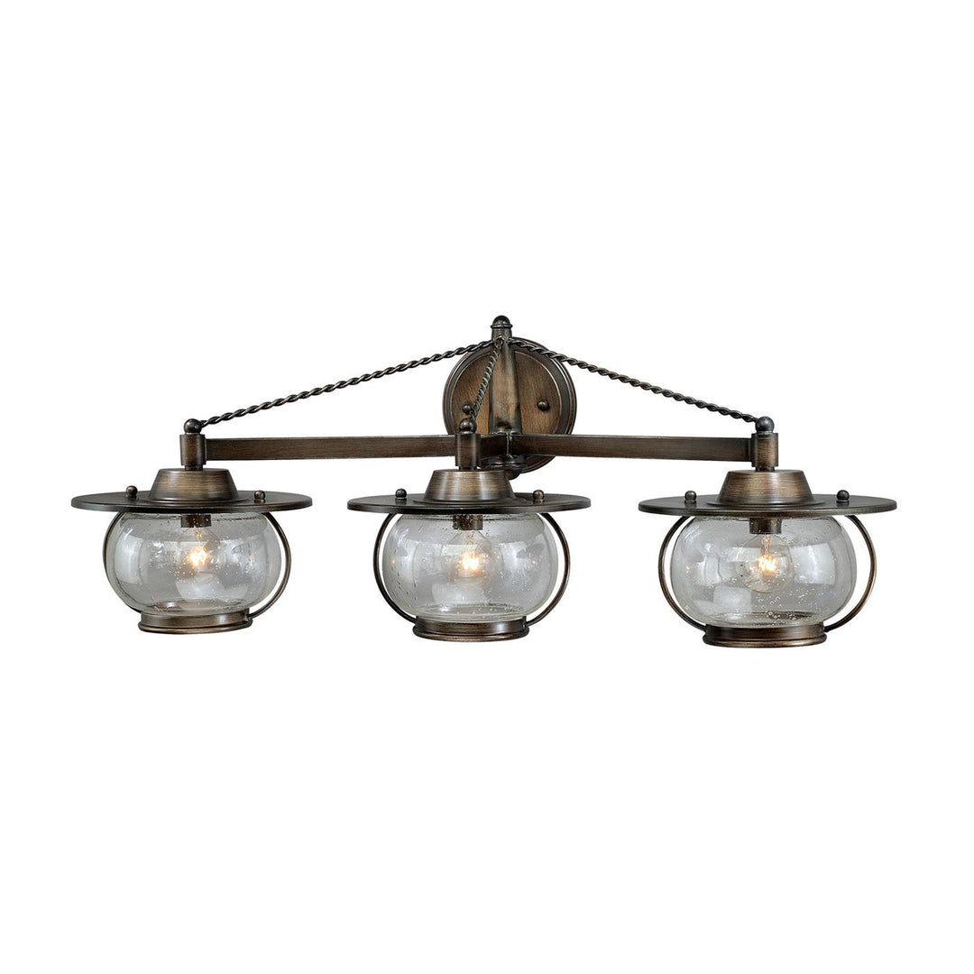 Vaxcel Jamestown W0018 Bath Vanity Light 28 in. wide - Parisian Bronze