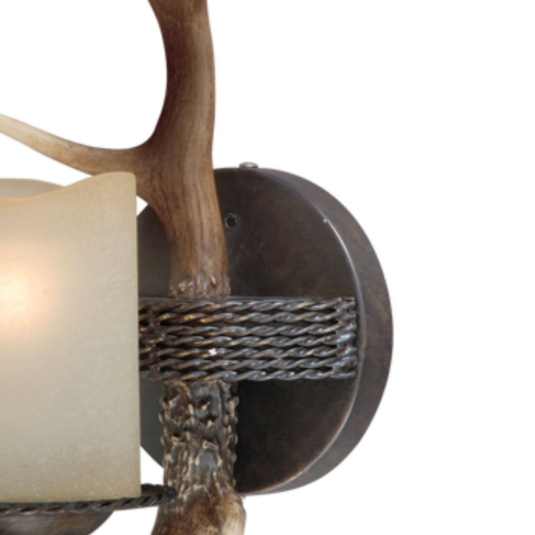 Vaxcel Yoho W0032 Wall Light - Black Walnut