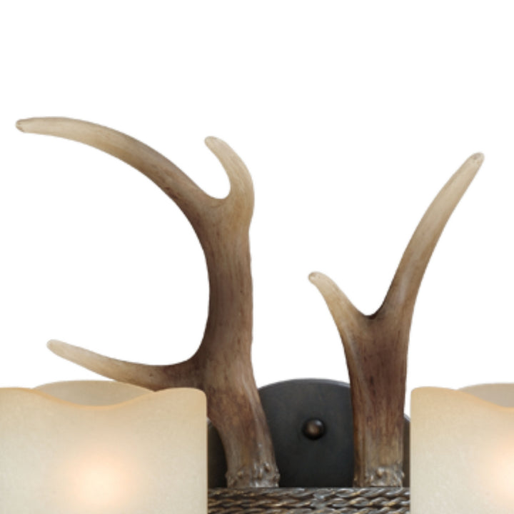 Vaxcel Yoho W0033 Wall Light - Black Walnut