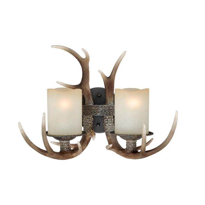 Vaxcel Yoho W0033 Wall Light - Black Walnut