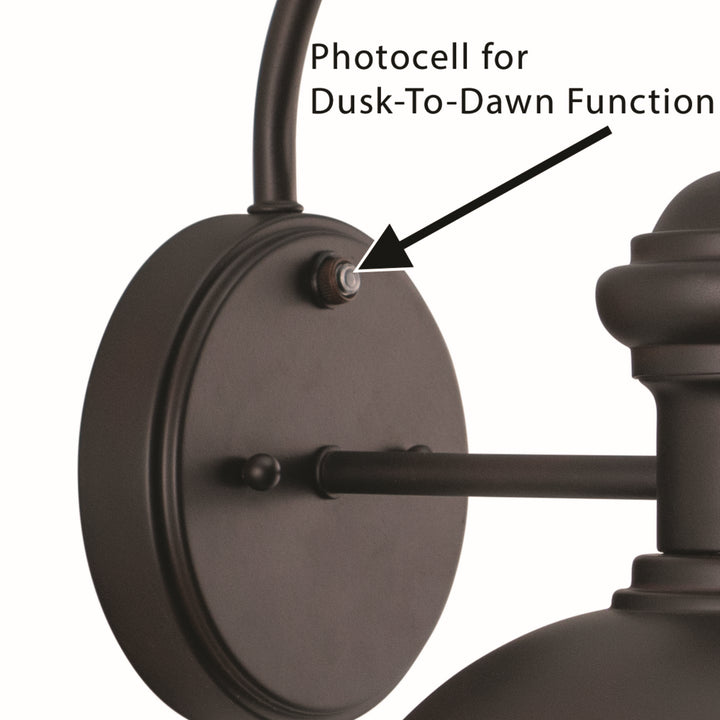 Vaxcel Lighting T0016 Franklin One Light Outdoor Wall Mount Outdoor Bronze / Dark