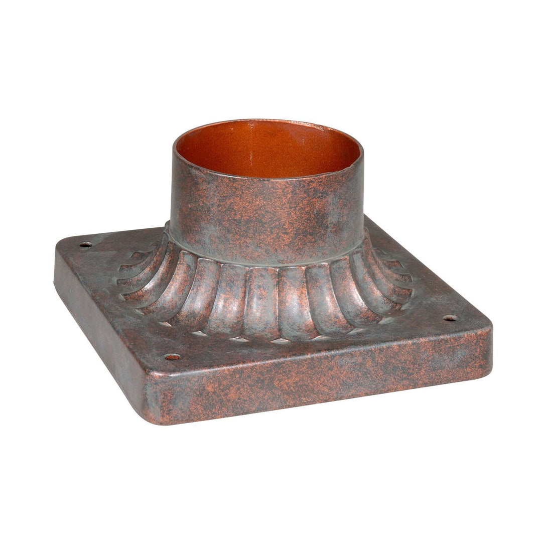 Vaxcel Lighting T0038 Post Mount Pier Mount Adapter Outdoor Bronze / Dark