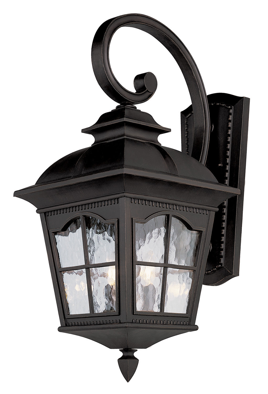 Trans Globe Imports 5424 BK Briarwood Four Light Wall Lantern Outdoor Black