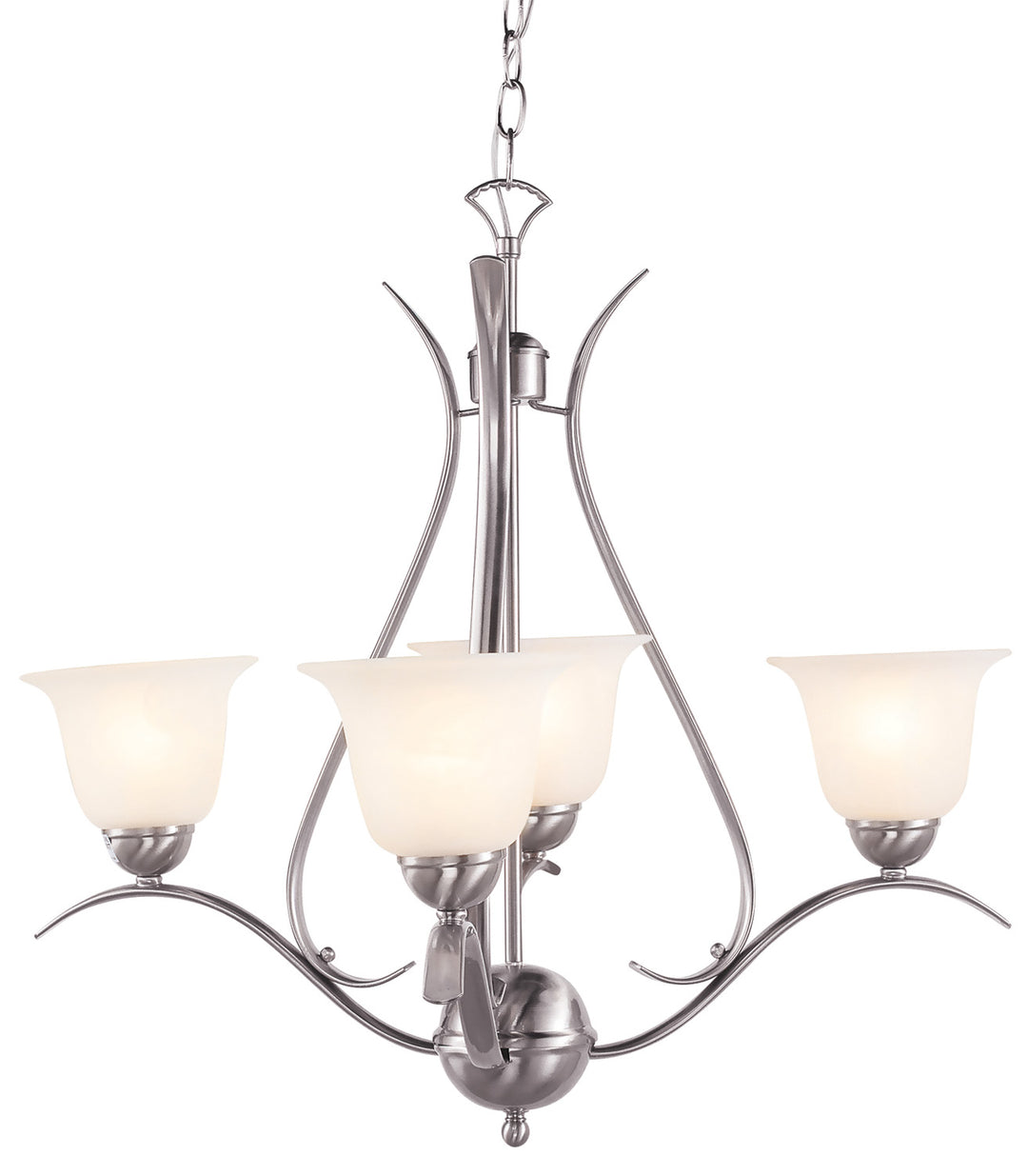 Trans Globe Imports Aspen 9280 BN Chandelier Light - Brushed Nickel
