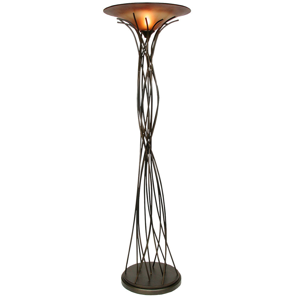 Van Teal Lighting 531481 Light On Life One Light Torchiere Lamp Bronze / Dark