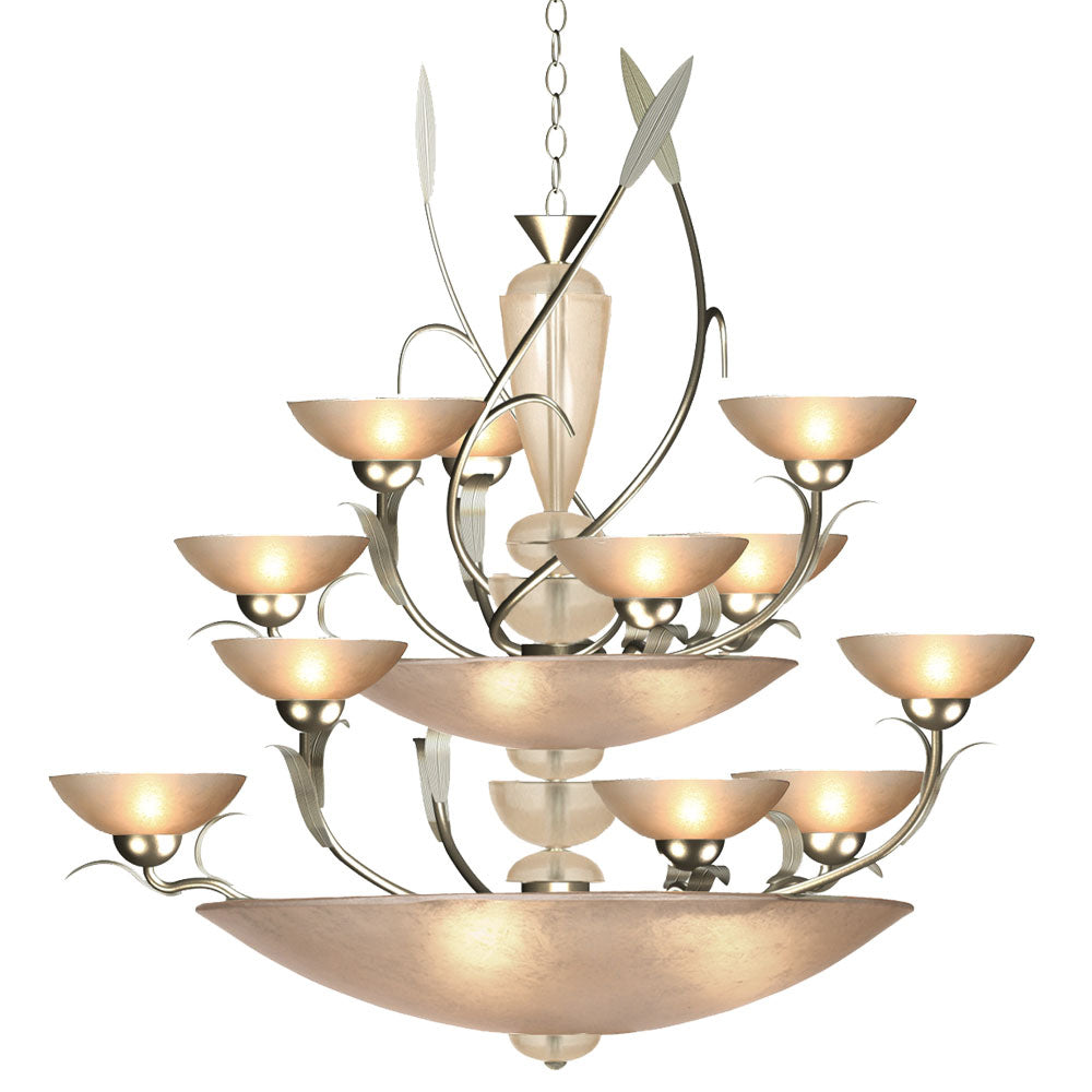 Van Teal Almost Autumn 666250 Chandelier Light - Autumn Wood Silver