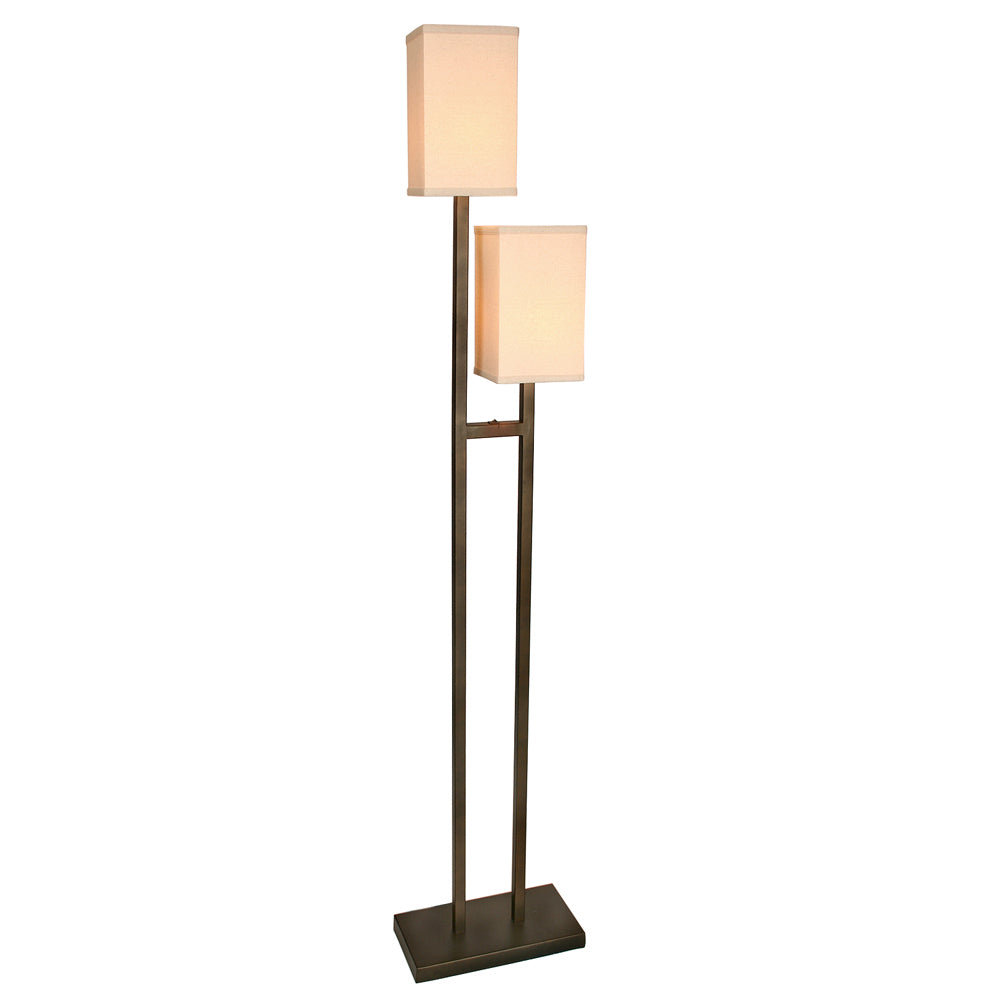 Van Teal Lighting 667862 You Will Remember Two Light Floor Lamp Lamp Bronze / Dark