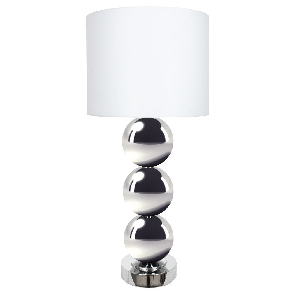 Van Teal Lighting 792972 Around The World Two Light Table Lamp Lamp Chrome