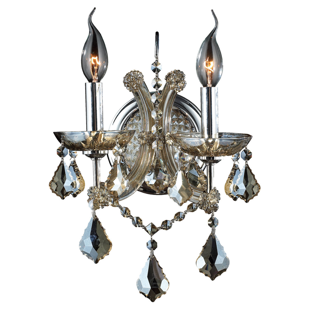 Worldwide Maria Theresa W23116C10-GT Wall Light - Polished Chrome