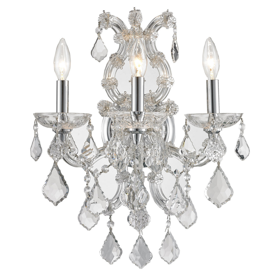 Worldwide Maria Theresa W23116C15-CL Wall Light - Polished Chrome