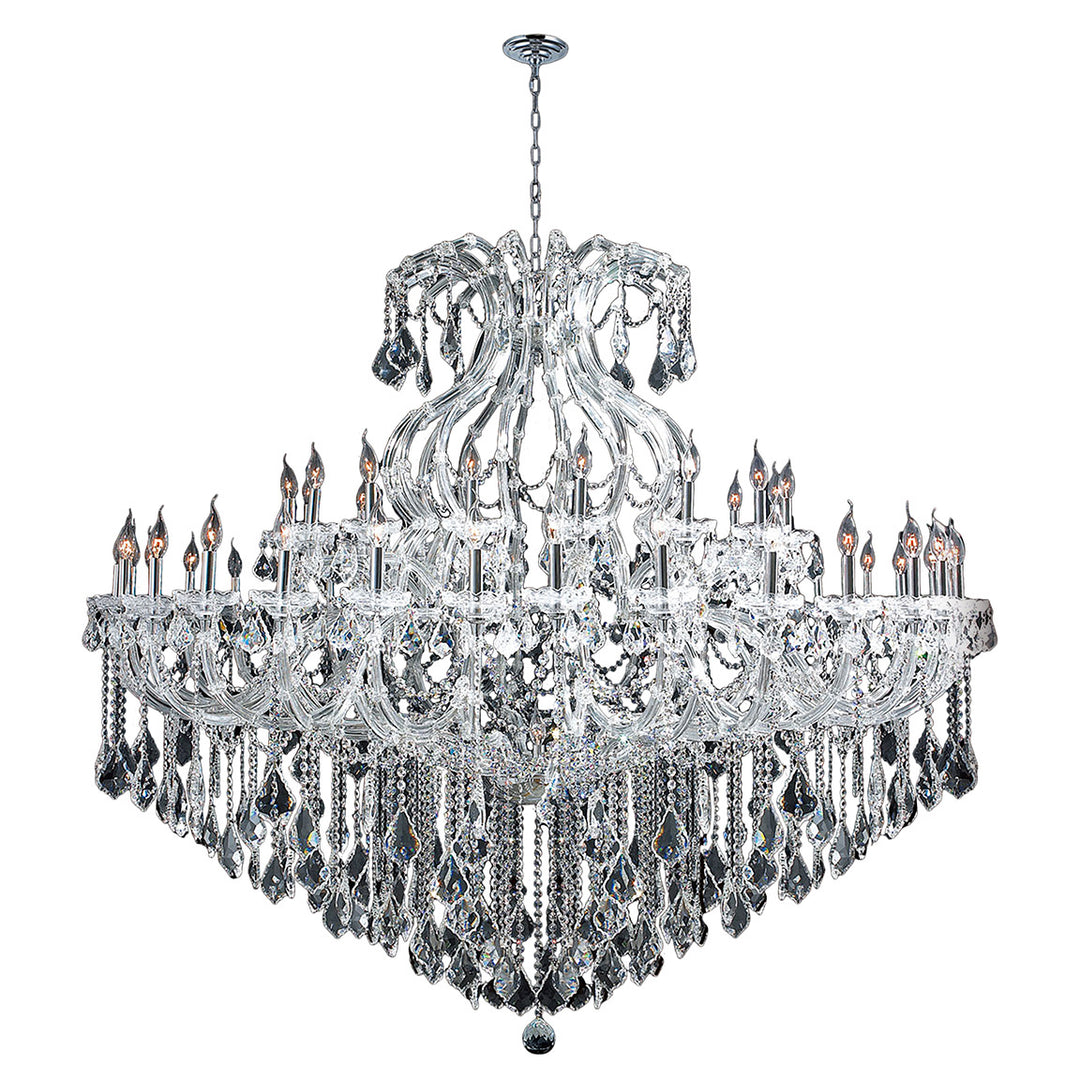 Worldwide Maria Theresa W83001C72 Chandelier Light - Polished Chrome