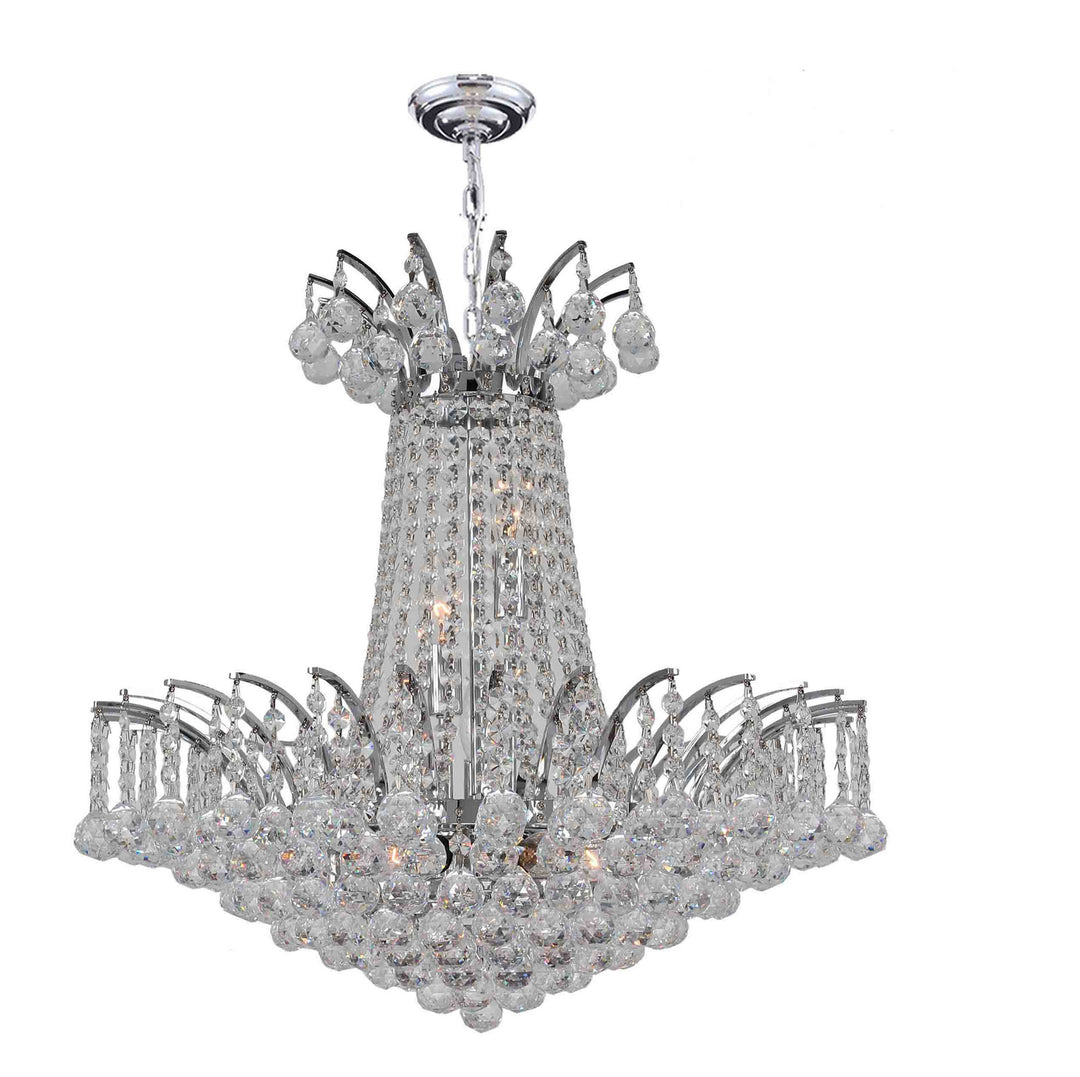 Worldwide Empire W83053C19 Chandelier Light - Polished Chrome