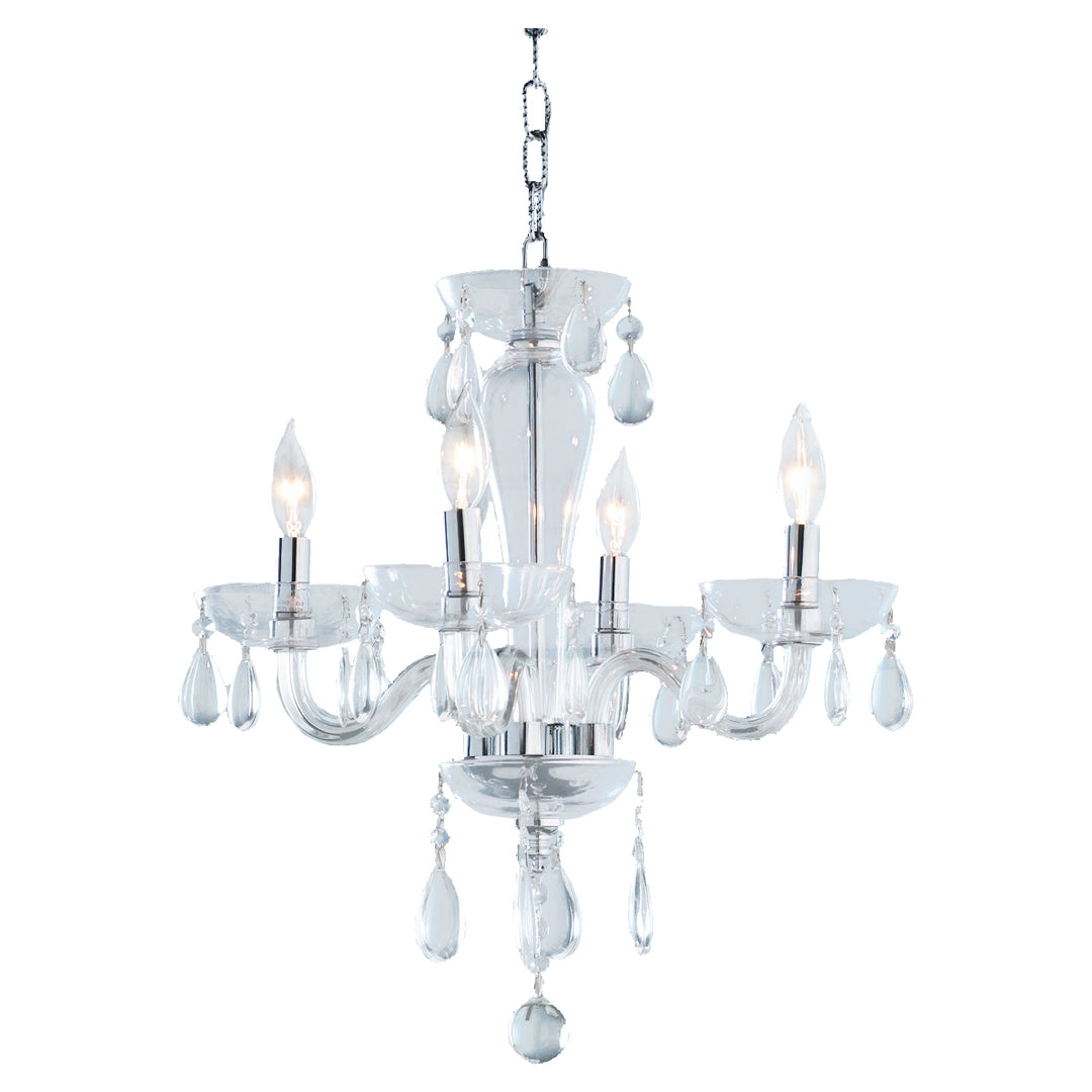 Worldwide Gatsby W83126C16-CL Chandelier Light - Polished Chrome