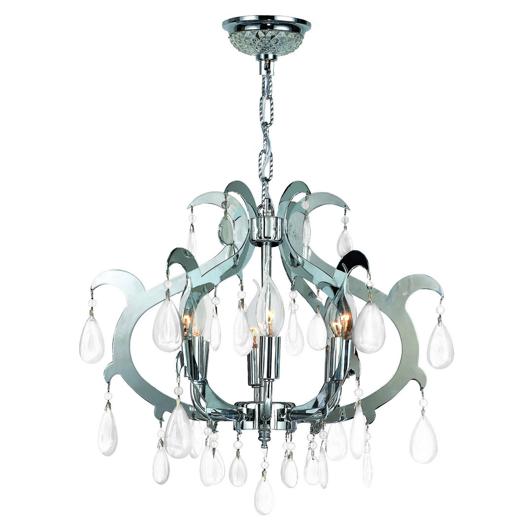 Worldwide Henna W83130C18 Chandelier Light - Polished Chrome