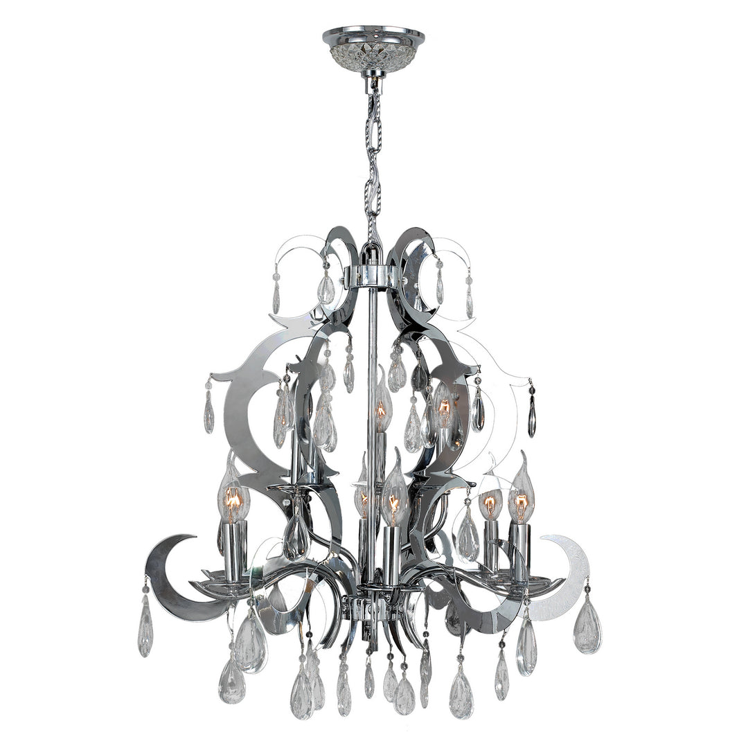 Worldwide Henna W83130C24 Chandelier Light - Polished Chrome