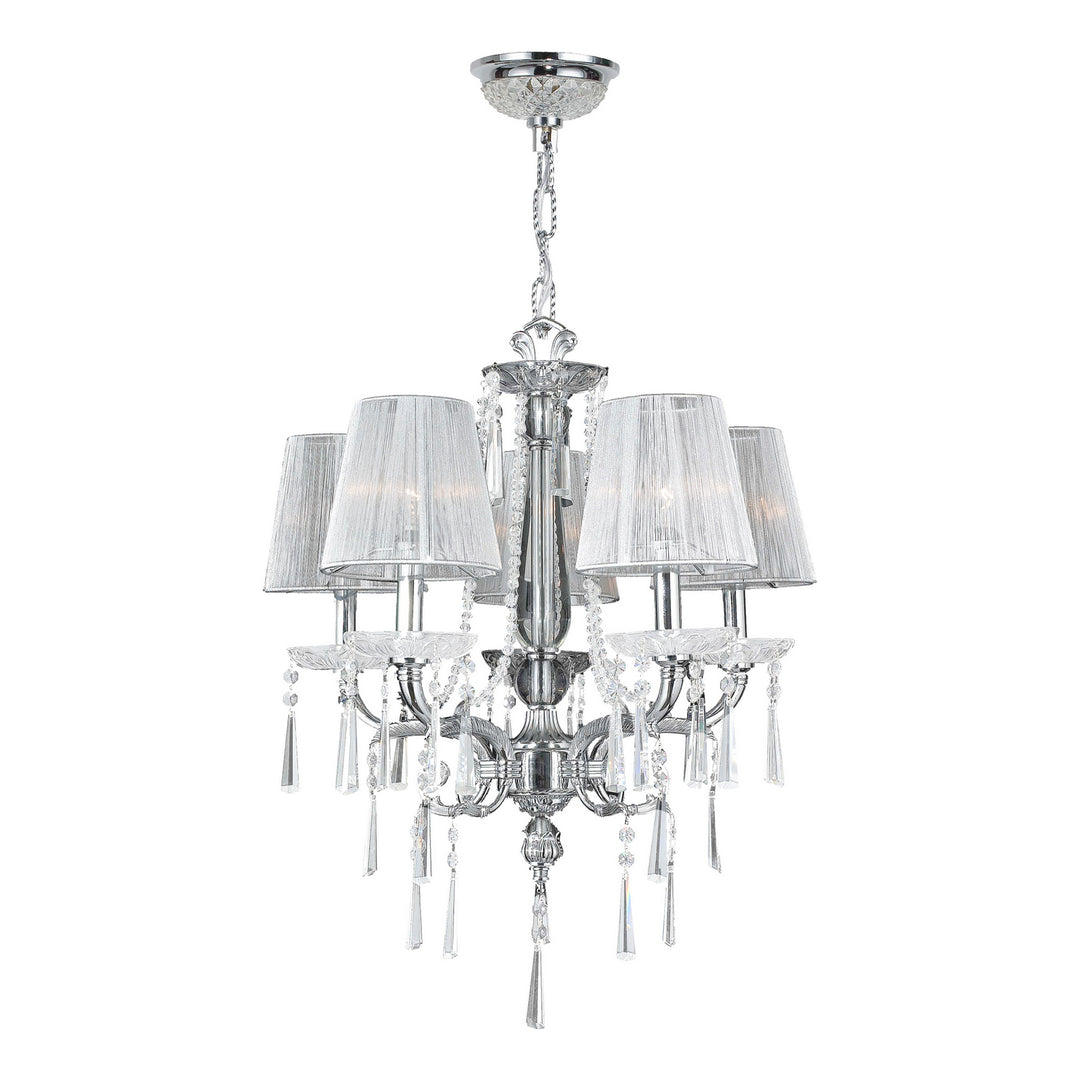 Worldwide Orleans W83131C21 Chandelier Light - Polished Chrome