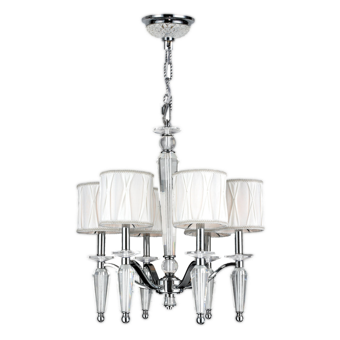 Worldwide Gatsby W83132C22 Chandelier Light - Polished Chrome