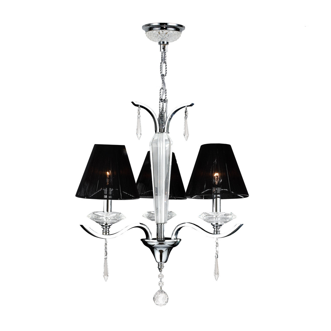 Worldwide Gatsby W83133C20 Chandelier Light - Polished Chrome