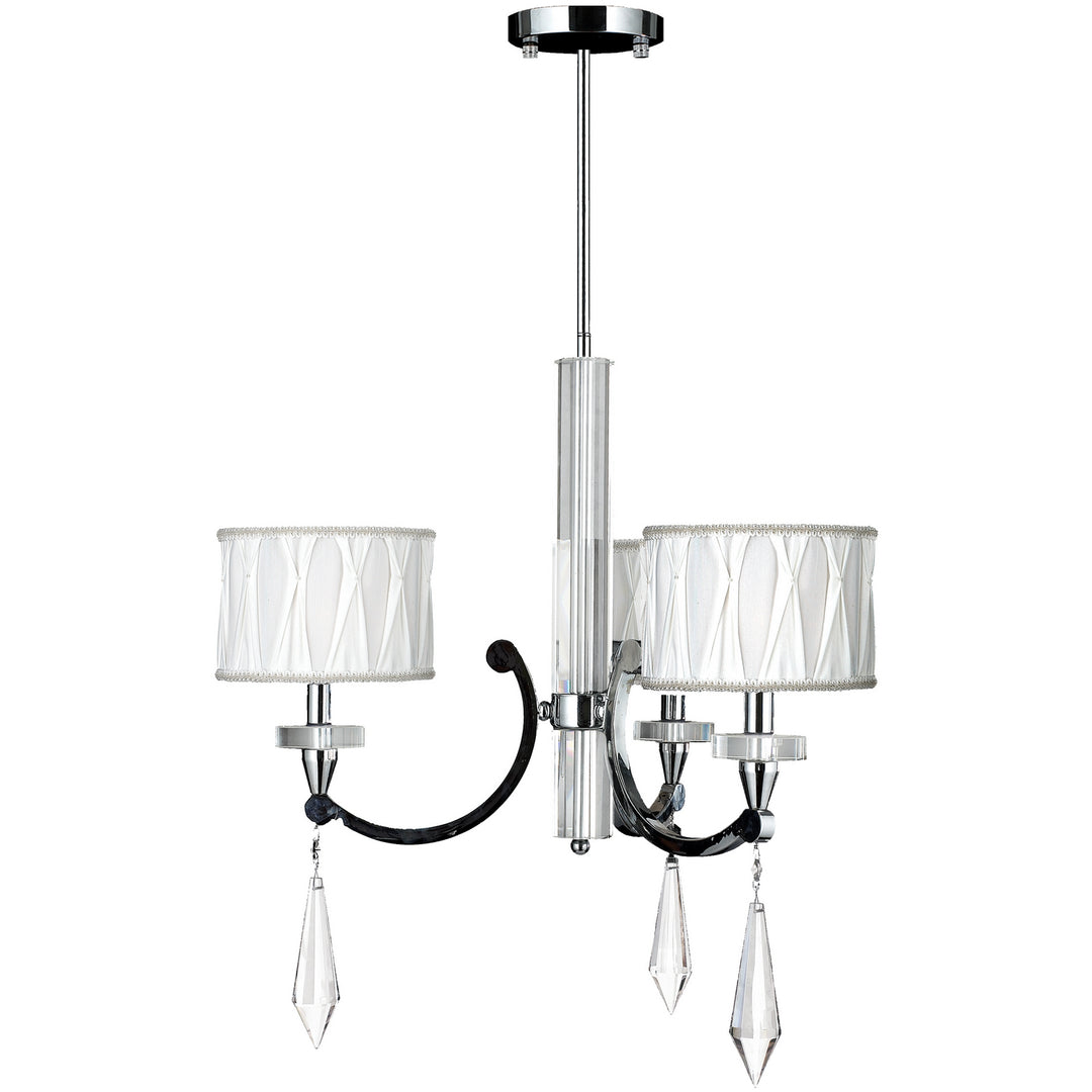 Worldwide Cutlass W83134C25 Chandelier Light - Polished Chrome