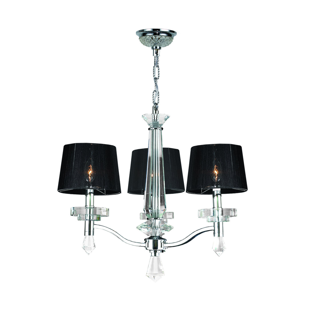 Worldwide Gatsby W83135C22 Chandelier Light - Polished Chrome