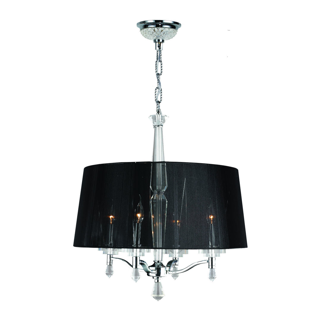 Worldwide Gatsby W83135C25 Chandelier Light - Polished Chrome