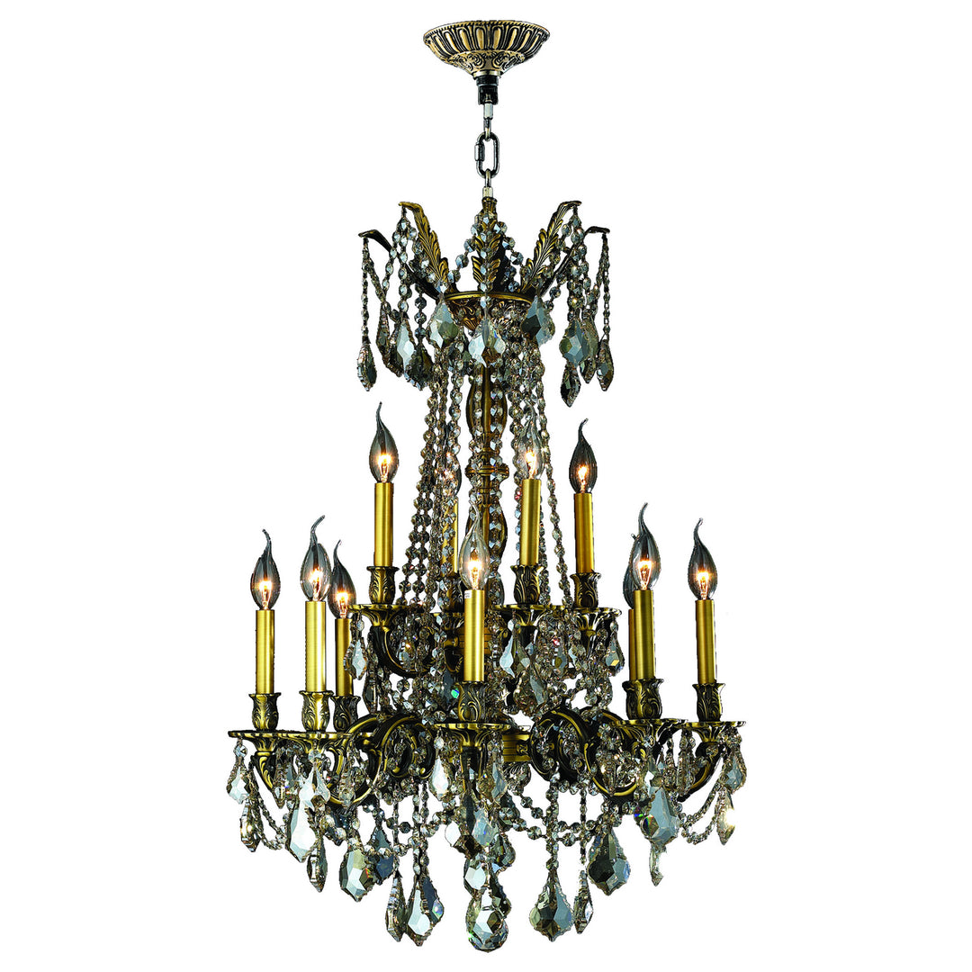 Worldwide Solid Brass W83309B24-GT Chandelier Light - Antique Bronze