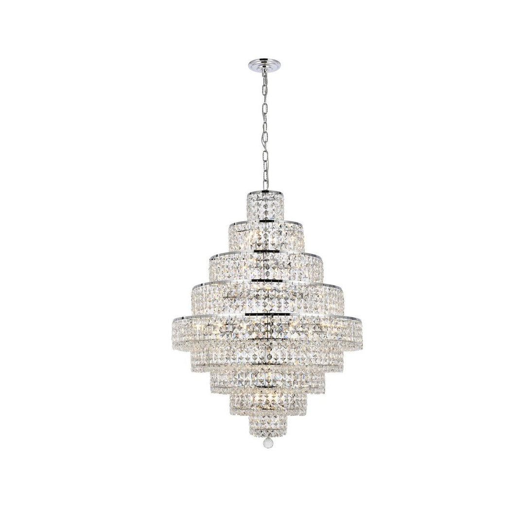 Elegant Maxime 2039D30C/RC Chandelier Light - Chrome