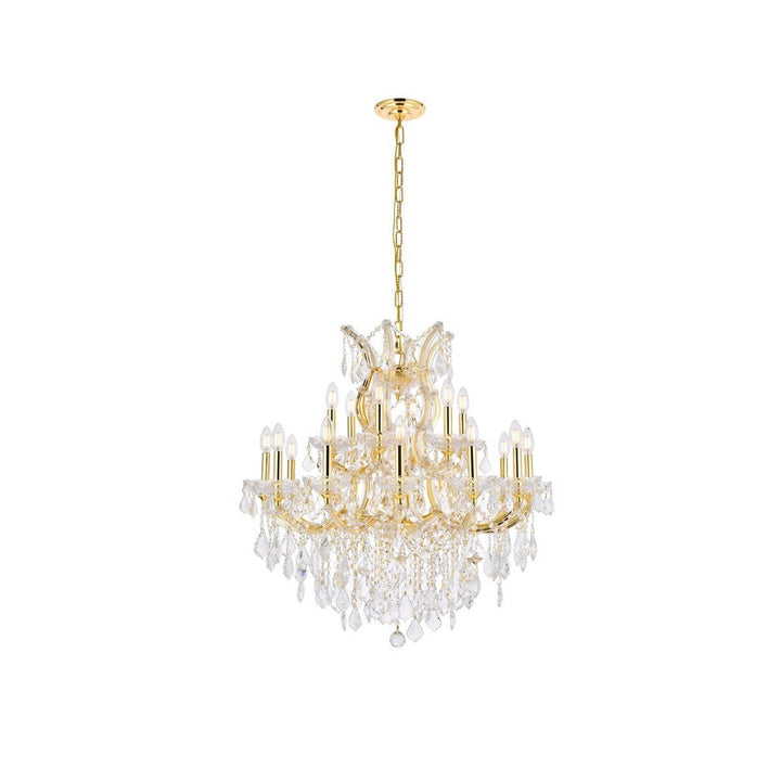 Elegant Maria Theresa 2800D30G/RC Chandelier Light - Gold