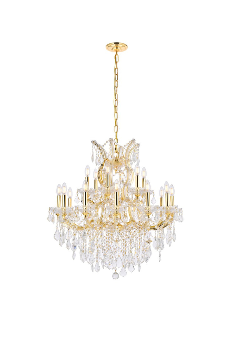 Elegant Maria Theresa 2800D30G/RC Chandelier Light - Gold