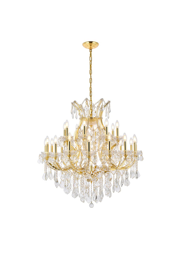 Elegant Maria Theresa 2800D36G/RC Chandelier Light - Gold