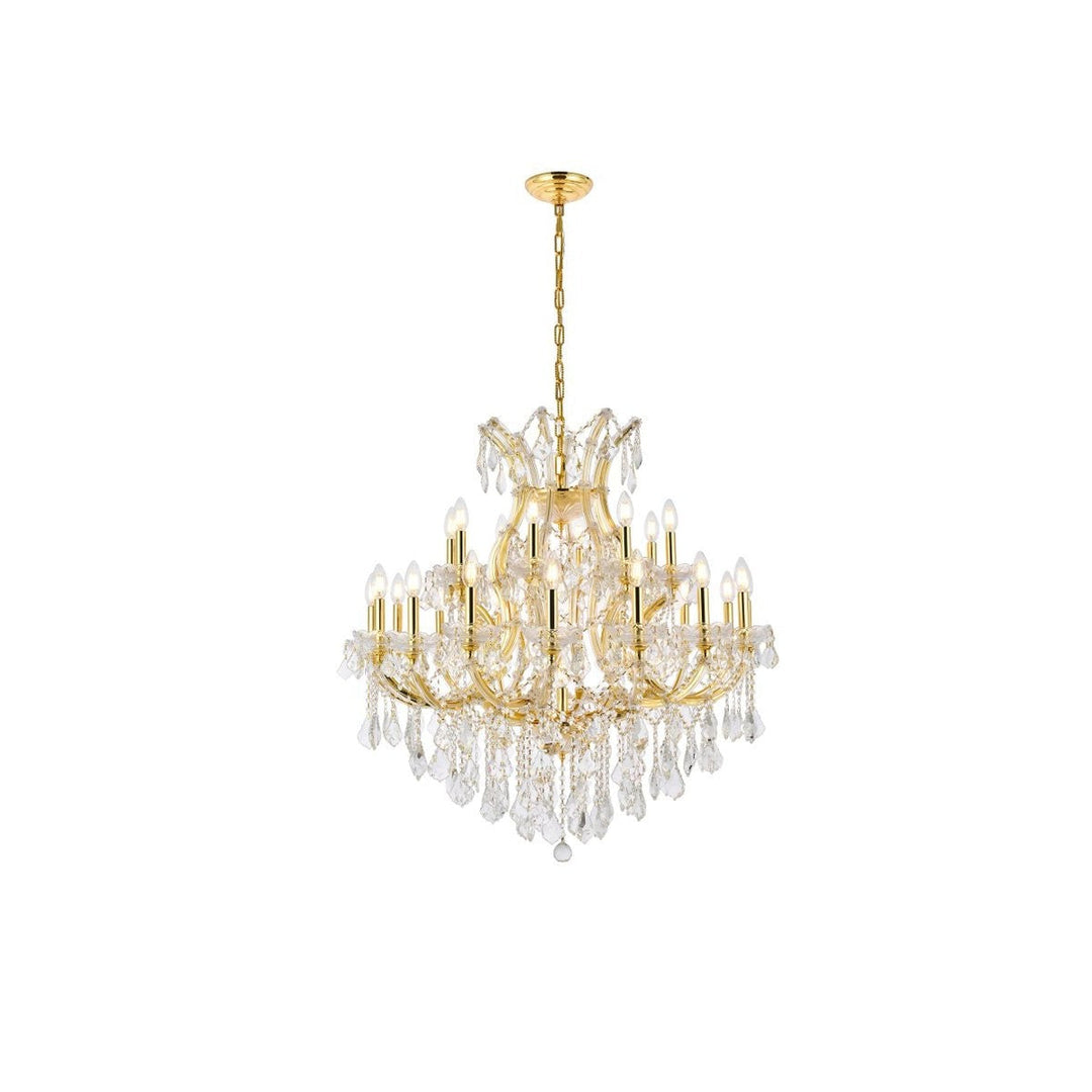 Elegant Maria Theresa 2800D36G/RC Chandelier Light - Gold