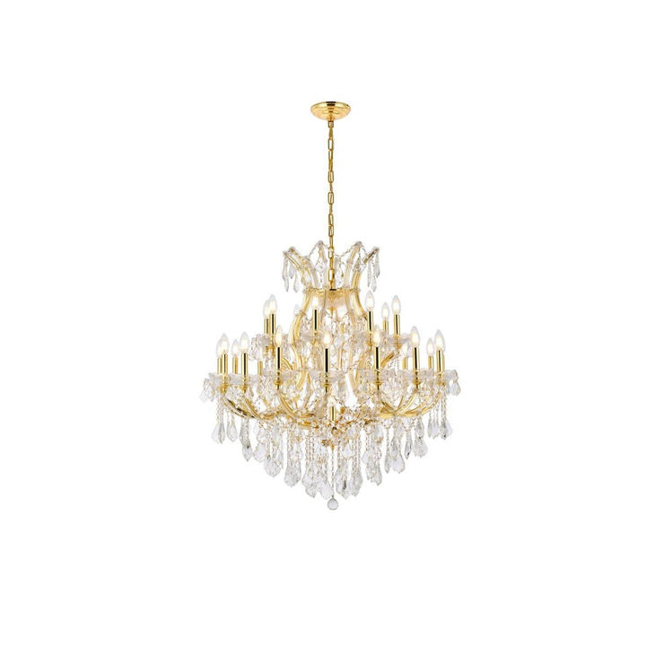 Elegant Maria Theresa 2800D36G/RC Chandelier Light - Gold