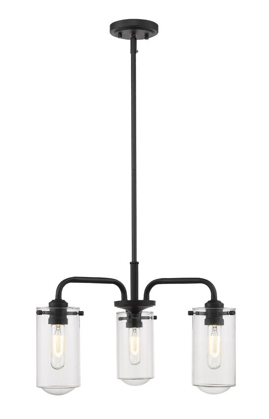 Z-Lite Delaney 471-3MB Chandelier Light - Matte Black