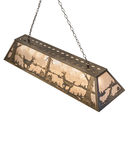 Meyda Tiffany Deer At Lake 47474 Pendant Light - Antique Copper