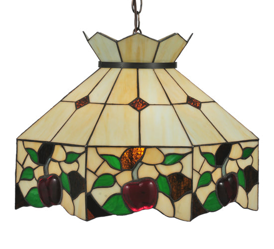 Meyda Tiffany Meyda Apple 47569 Pendant Light - Beige Flame Green Xag