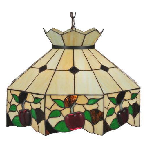 Meyda Tiffany Meyda Apple 47569 Pendant Light - Beige Flame Green Xag