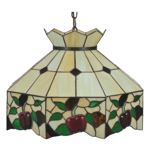 Meyda Tiffany Meyda Apple 47569 Pendant Light - Beige Flame Green Xag