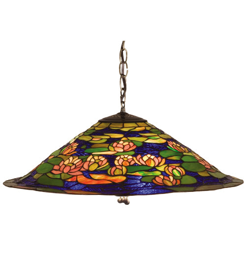 Meyda Tiffany Tiffany Pond Lily 47717 Pendant Light - Vacr Pink