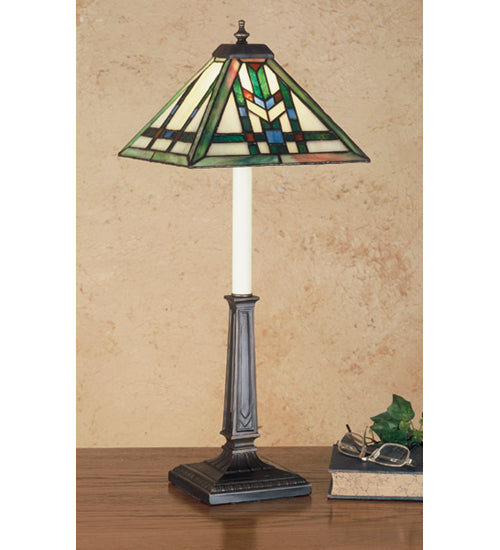 Meyda Tiffany Lighting 47836 Prairie Wheat One Light Table Lamp Lamp Bronze / Dark