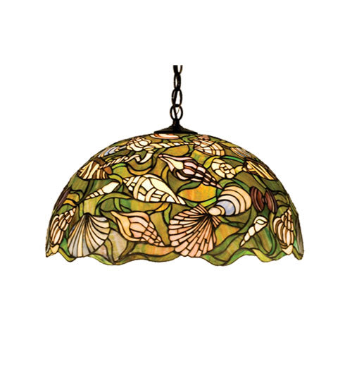 Meyda Tiffany Seashell 47977 Pendant Light - Steel