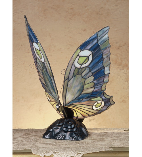 Meyda Tiffany Lighting 48017 Butterfly One Light Accent Lamp Lamp Bronze / Dark